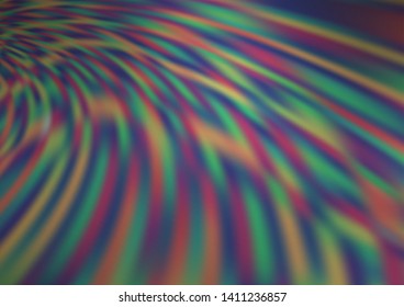 Dark Silver, Gray vector blurred shine abstract template. Colorful illustration in abstract style with gradient. A completely new design for your business.