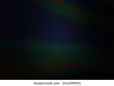Dark Silver, Gray vector blurred and colored background. Colorful abstract illustration with gradient. The elegant pattern for brand book.