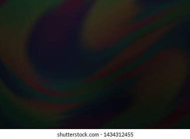 Dark Silver, Gray vector blurred and colored pattern. New colored illustration in blur style with gradient. Completely new design for your business.