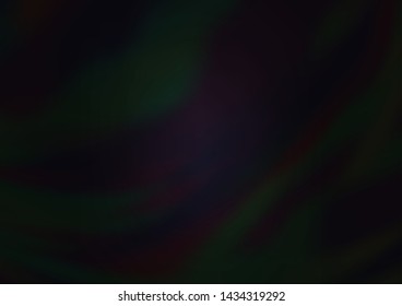 Dark Silver, Gray vector blurred shine abstract pattern. A completely new color illustration in a bokeh style. A completely new template for your design.