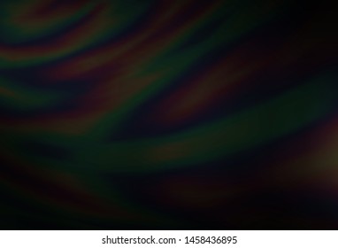 Dark Silver, Gray vector blurred shine abstract template. Creative illustration in halftone style with gradient. New way of your design.