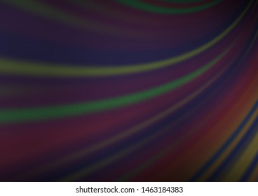 Dark Silver, Gray vector blurred background. Glitter abstract illustration with an elegant design. A new texture for your design.