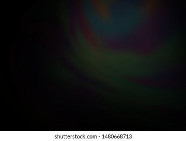 Dark Silver, Gray vector blurred and colored template. A completely new color illustration in a bokeh style. The best blurred design for your business.