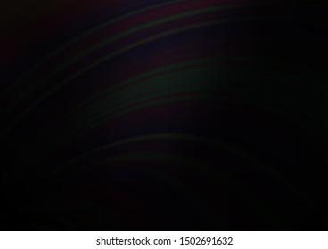 Dark Silver, Gray vector blurred background. Glitter abstract illustration with an elegant design. A completely new design for your business.