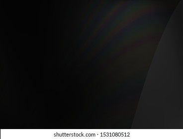 Dark Silver, Gray vector blurred and colored template. An elegant bright illustration with gradient. Brand new design for your business.