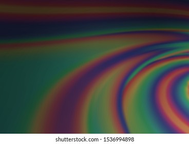 Dark Silver, Gray vector blurred bright pattern. A vague abstract illustration with gradient. Brand new style for your business design.