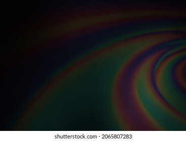 Dark Silver, Gray vector blurred bright background. Modern geometrical abstract illustration with gradient. The blurred design can be used for your web site.