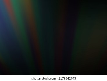 Dark Silver, Gray vector blurred background. Colorful illustration in abstract style with gradient. The best blurred design for your business.