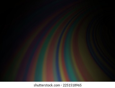 Dark Silver, Gray vector blurred background. Glitter abstract illustration with an elegant design. The background for your creative designs.