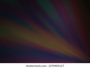 Dark Silver, Gray vector blurred shine abstract background. Colorful illustration in blurry style with gradient. The best blurred design for your business.