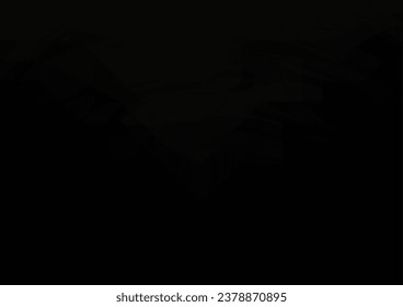 Dark Silver, Gray vector blurred bright template. A completely new color illustration in a bokeh style. The elegant pattern for brand book.