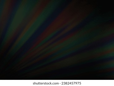 Dark Silver, Gray vector blurred shine abstract template. Colorful illustration in abstract style with gradient. A completely new design for your business.