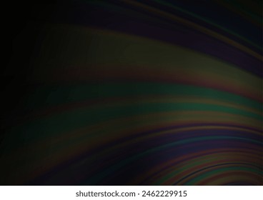 Dark Silver, Gray vector blurred bright template. Colorful abstract illustration with gradient. The template for backgrounds of cell phones.