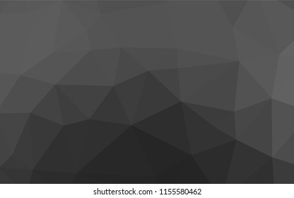 Dark Silver, Gray vector blurry hexagon texture. A completely new color illustration in a vague style. A completely new template for your business design.
