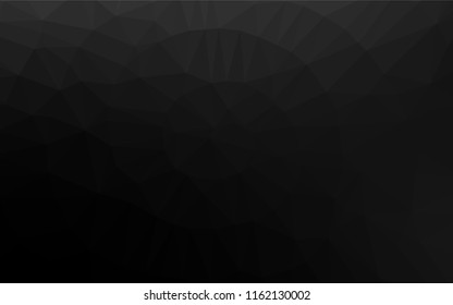 Dark Silver, Gray vector blurry hexagon template. Colorful illustration in abstract style with gradient. Brand new design for your business.