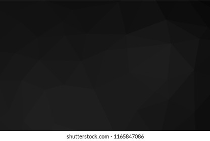 Dark Silver, Gray vector blurry hexagon template. Glitter abstract illustration with an elegant design. A completely new design for your business.