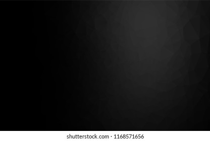 Dark Silver, Gray vector blurry hexagon pattern. Colorful abstract illustration with gradient. The elegant pattern can be used as part of a brand book.