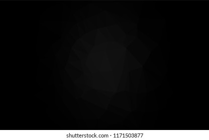Dark Silver, Gray vector blurry hexagon template. Shining colored illustration in a Brand new style. The completely new template can be used for your brand book.
