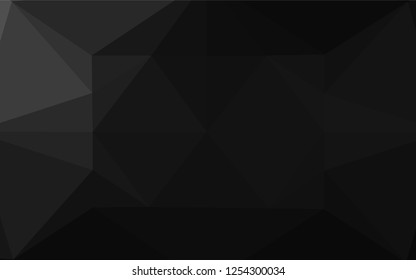 Dark Silver, Gray vector blurry hexagon pattern. Brand new colored illustration in blurry style with gradient. A new texture for your design.