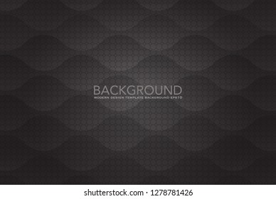 Dunkelsilber, graue, unscharfe Sechsecktextur. Moderne geometrische abstrakte Illustration mit Farbverlauf. Eine neue Textur für Ihr Design. - Vektorgrafik