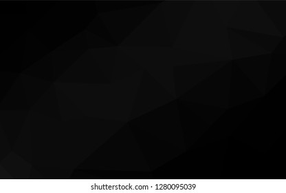 Dark Silver, Gray vector blurry hexagon texture. An elegant bright illustration with gradient. The completely new template can be used for your brand book.