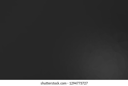 Dark Silver, Gray vector blurry triangle texture. Shining colored illustration in a Brand new style. Completely new design for your business.