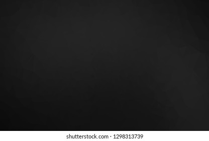 Dark Silver, Gray vector blurry triangle pattern. Creative illustration in halftone style with gradient. Polygonal design for your web site.