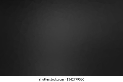 Dark Silver, Gray vector blurry triangle texture. Brand new colorful illustration in with gradient. Completely new design for your business.