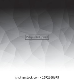 Dark Silver, Gray vector blurry triangle template. Creative geometric illustration in Origami style with gradient
