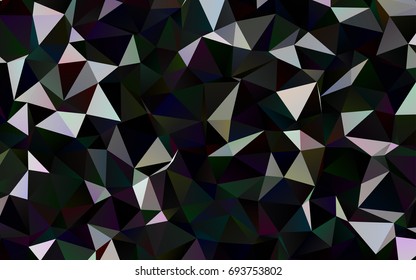 Dark Silver, Gray vector blurry triangle pattern. A completely new color illustration in a vague style. The elegant pattern can be used as part of a brand book.