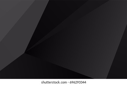Dark Silver, Gray vector blurry triangle background. Brand-new colored illustration in blurry style with gradient. The polygonal design can be used for your web site.