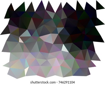 Dark Silver, Gray vector blurry triangle background. A sample with polygonal shapes. Brand-new style for your business design.