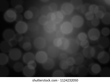 Dark Silver, Gray vector bokeh pattern. Glitter abstract illustration with an elegant design. The elegant pattern for brand book.