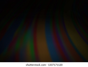 Dark Silver, Gray vector bokeh pattern. Modern geometrical abstract illustration with gradient. The best blurred design for your business.