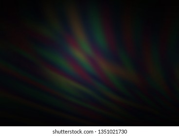 Dark Silver, Gray vector bokeh template. A vague abstract illustration with gradient. Brand new design for your business.