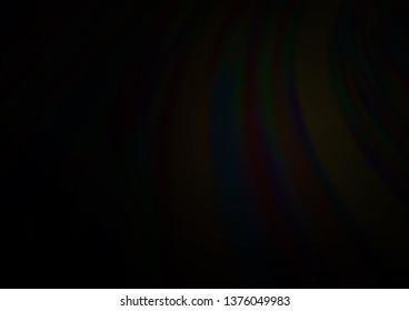 Dark Silver, Gray vector bokeh and colorful pattern. Colorful abstract illustration with gradient. A completely new template for your design.