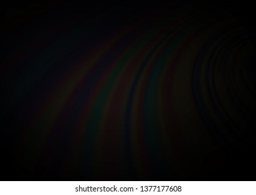 Dark Silver, Gray vector bokeh and colorful pattern. A vague abstract illustration with gradient. The best blurred design for your business.