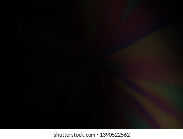 Dark Silver, Gray vector bokeh template. Colorful illustration in blurry style with gradient. The template can be used for your brand book.