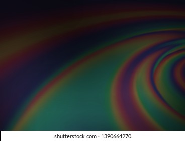 Dark Silver, Gray vector bokeh template. Colorful abstract illustration with gradient. The elegant pattern for brand book.