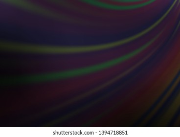 Dark Silver, Gray vector bokeh and colorful pattern. Shining colorful illustration in a Brand new style. The background for your creative designs.