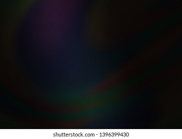 Dark Silver, Gray vector bokeh pattern. Colorful abstract illustration with gradient. The best blurred design for your business.