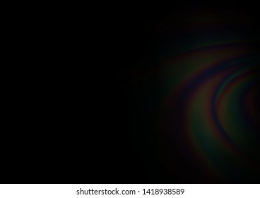 Dark Silver, Gray vector bokeh template. An elegant bright illustration with gradient. The best blurred design for your business.