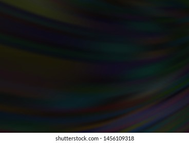 Dark Silver, Gray vector bokeh pattern. A vague abstract illustration with gradient. The elegant pattern for brand book.