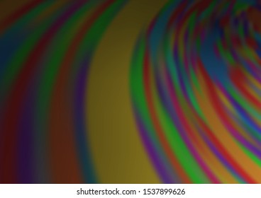 Dark Silver, Gray vector bokeh and colorful pattern. Modern geometrical abstract illustration with gradient. The elegant pattern for brand book.