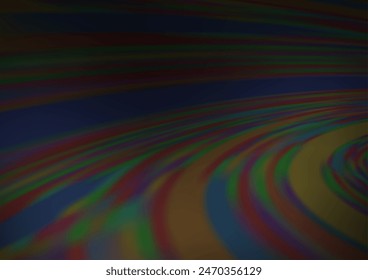Dark Silver, Gray vector bokeh template. Modern geometrical abstract illustration with gradient. The background for your creative designs.