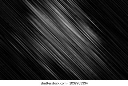 Dark Silver, Gray vector cover with long lines. Modern geometrical abstract illustration with staves. The pattern can be used for websites.