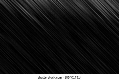 Dark Silver, Gray vector cover with long lines. Modern geometrical abstract illustration with staves. Smart design for your business advert.