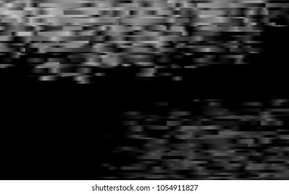 Dark Silver, Gray vector cover with long lines. Glitter abstract illustration with colored sticks. The pattern can be used for websites.