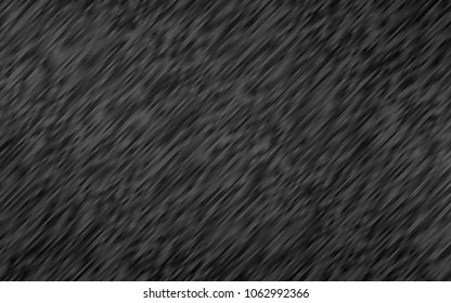 Dark Silver, Gray vector cover with long lines. Decorative shining illustration with lines on abstract template. The pattern can be used for websites.