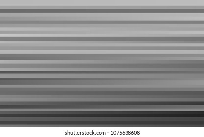 Dark Silver, Gray vector cover with long lines. Modern geometrical abstract illustration with staves. The template can be used as a background.